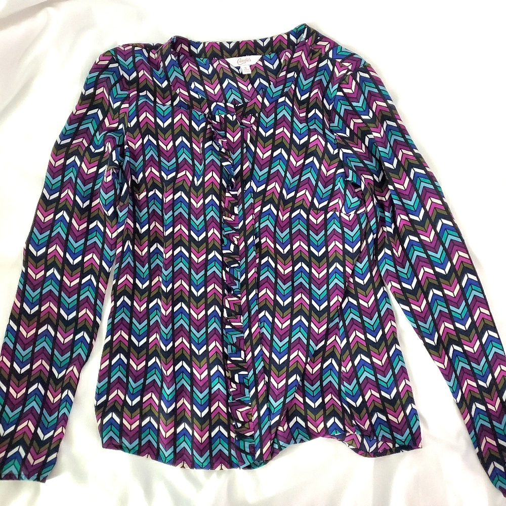 Candies Chevron Dress Shirt